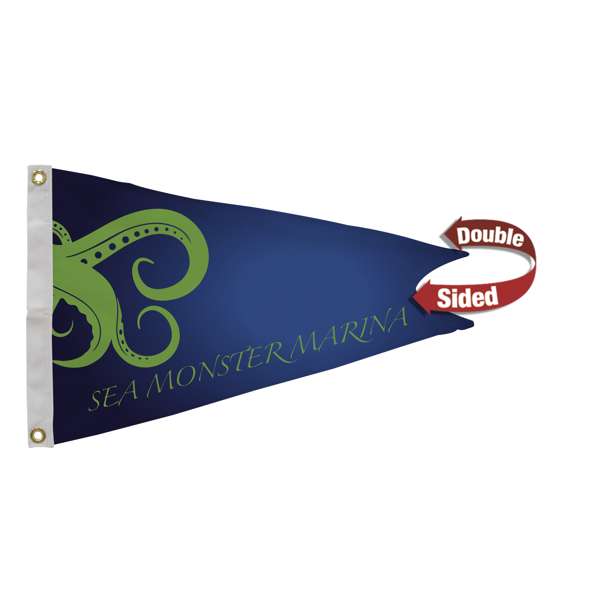 Custom Printed Swallowtail Burgee Flag | Double Sided