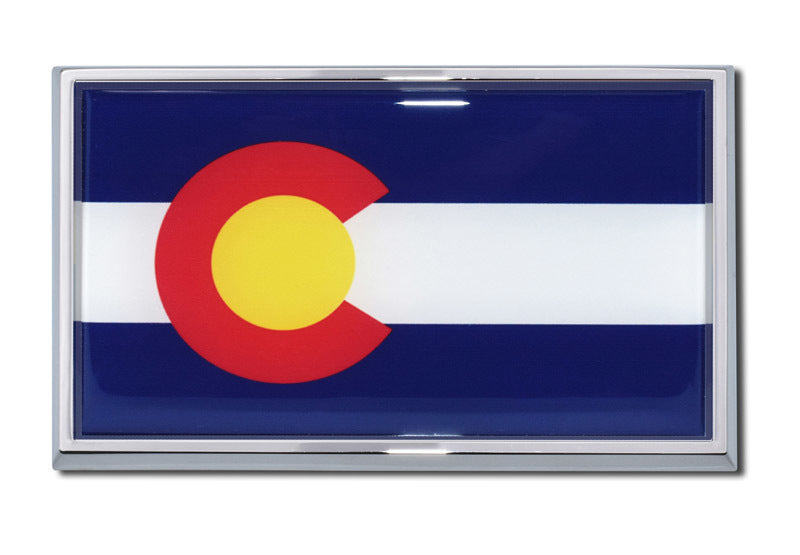 Colorado Flag Car Emblem