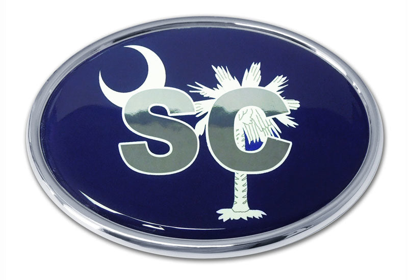South Carolina Oval Car Emblem