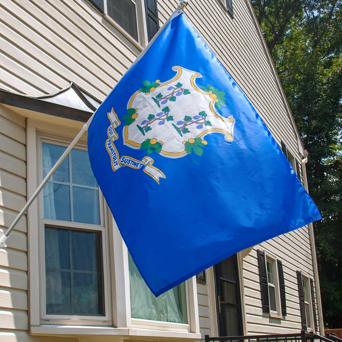 Connecticut Outdoor Nylon Flag (Low-Medium Wind Areas)