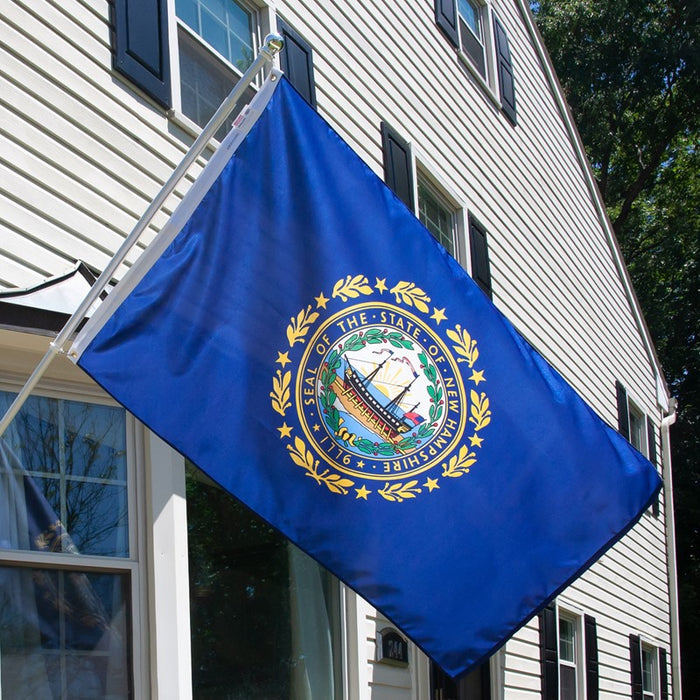 New Hampshire Outdoor Nylon Flag (Low-Medium Wind Areas)