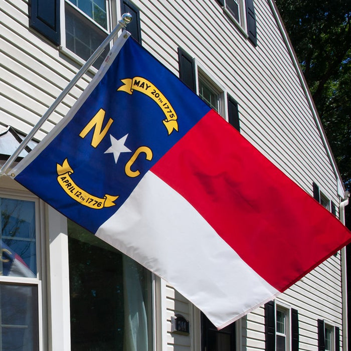 North Carolina Outdoor Nylon Flag (Low-Medium Wind Areas)