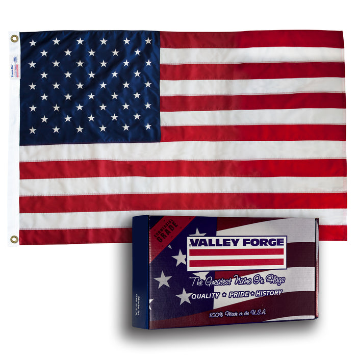 Valley Forge Perma-Nyl American Flag *Made in USA*
