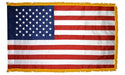 Signature American Flag with Gold Fringe