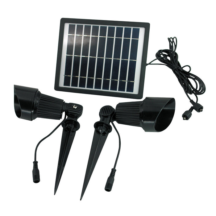 Dual Solar Spot Light Kit