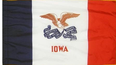 Iowa Indoor / Parade Flag
