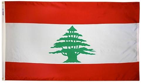 Lebanon outdoor flag for sale