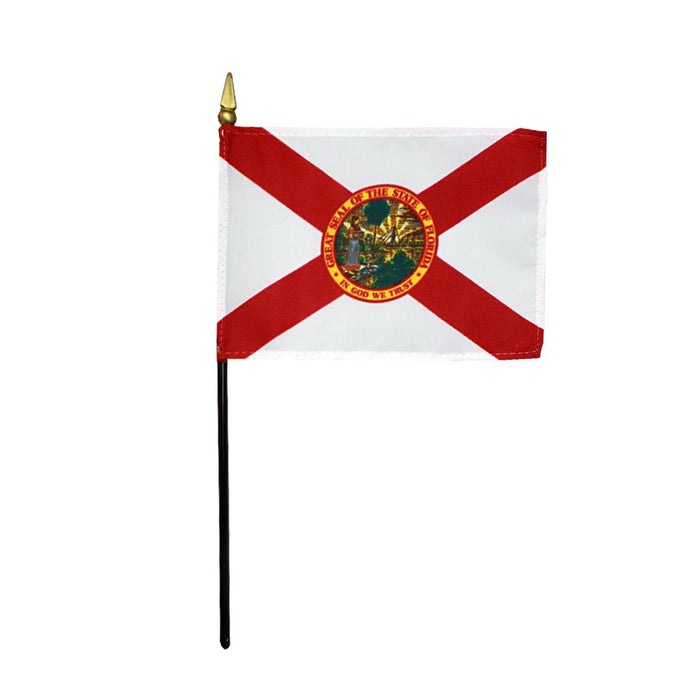 Florida Stick Flag 4"x6"