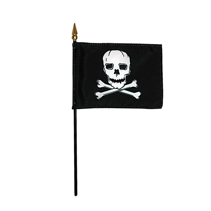 4"x6" Jolly Roger Flag