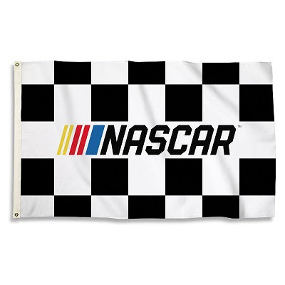 NASCAR Checkered Flag 3'x5' Single Reverse