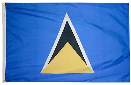 St Lucia outdoor flag for sale