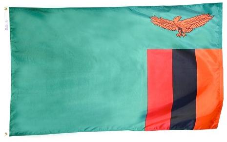 Zambia outdoor flag for sale