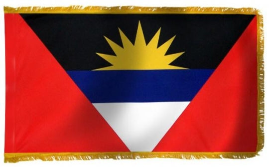 Antigua-Barbuda (UN)  Indoor Flag with Fringe