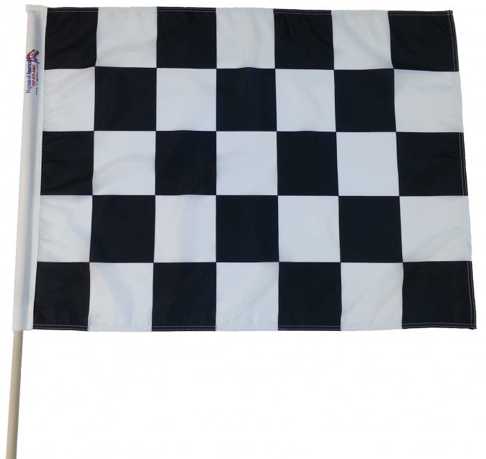 Printed Black & White Checkered Racing Flag