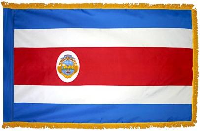 Costa Rica Indoor Flag for sale
