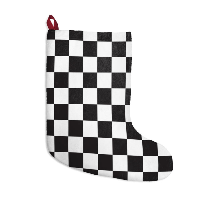 Checkered Christmas Stockings