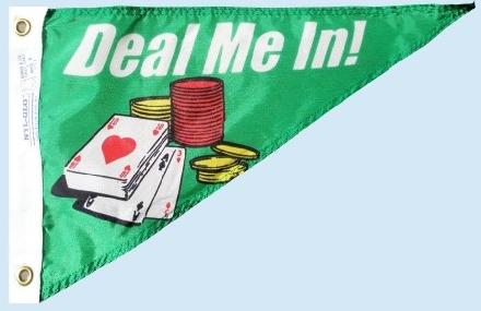 Deal Me In Pennant flag for sale