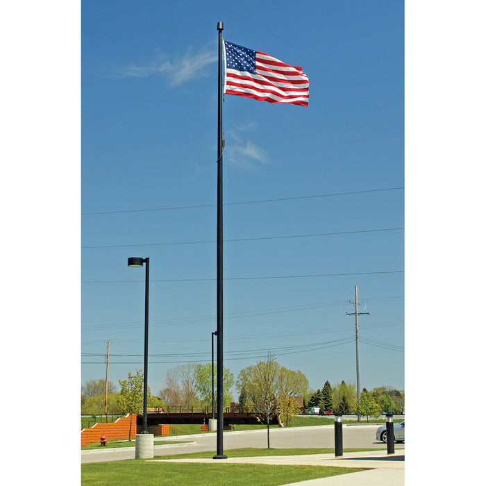 Commerical Grade Aluminum Flagpole - Internal Cam Cleat - Lifetime Warranty - Made in USA