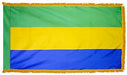 Gabon Indoor Flag for sale