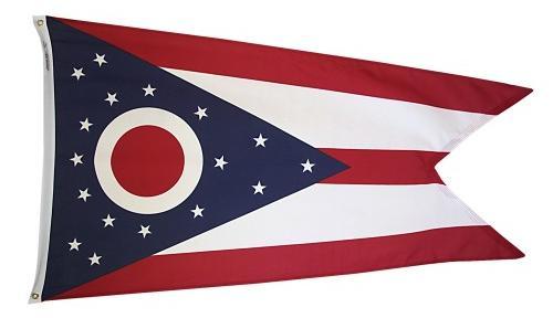 Ohio Flag For Sale - Commercial Grade Outdoor Flag - Made in USA