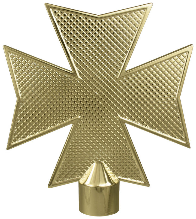 Maltese Cross | Brass Plated