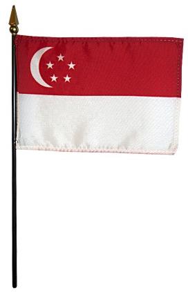Mini Singapore Flag for sale