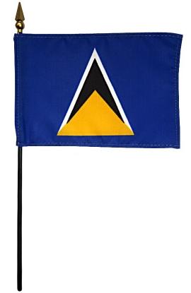 Mini St. Lucia Flag for sale