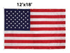 American flag for wall mounting with grommets along the edges.