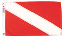 Diver down flag sewn made in USA