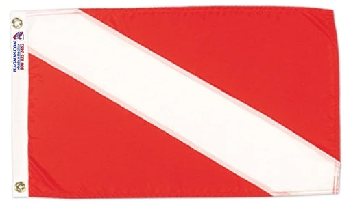 Diver down flag sewn made in USA