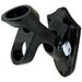 Black flagpole bracket with 2 positions for 1" diameter poles