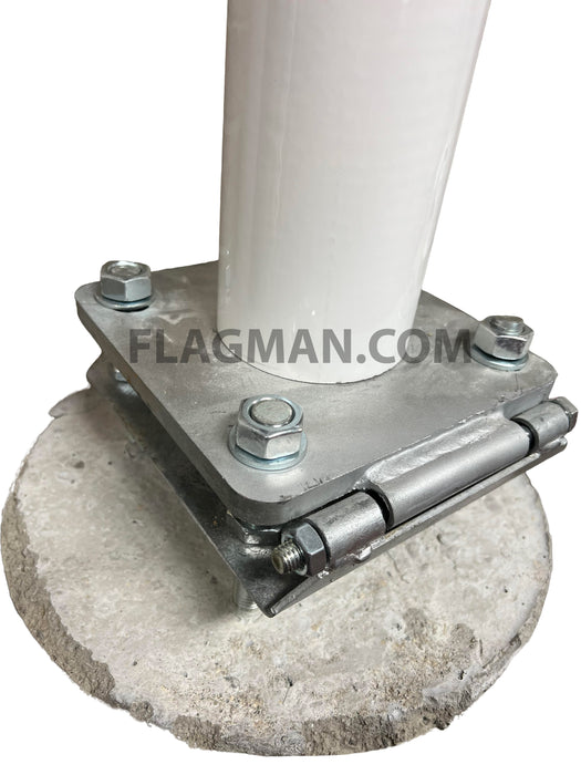 AFP Fiberglass Flagpole - External Rope *20 Year Warranty*