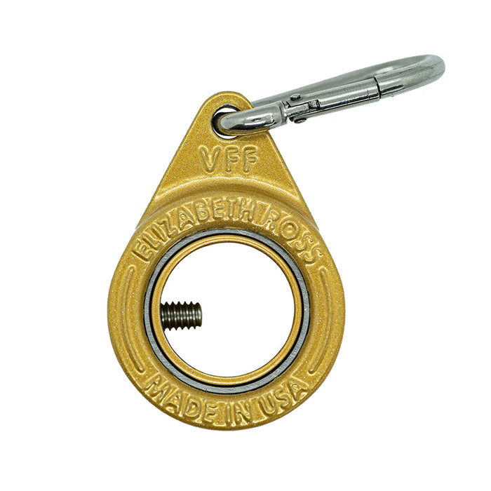 Gold Spinning Ring Set for 1” Flagpoles *Made in USA*