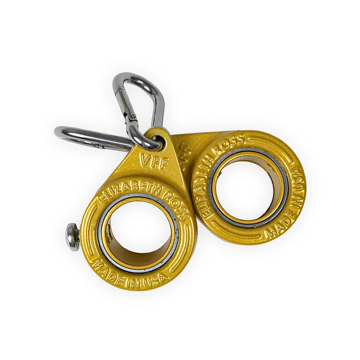 Gold Spinning Ring Set for 1” Flagpoles *Made in USA*