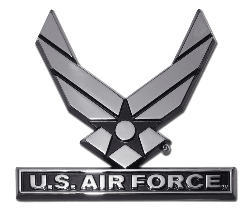 Air Force Wings Chrome Car Emblem