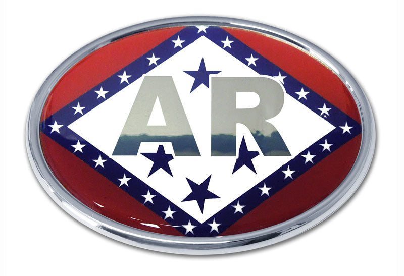 Arkansas Oval Auto Emblem