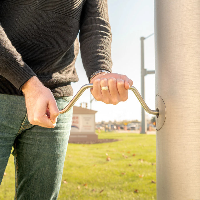 Aluminum Flagpole with Internal Cable Winch | Heavy-Duty, Made in USA, Lifetime Warranty