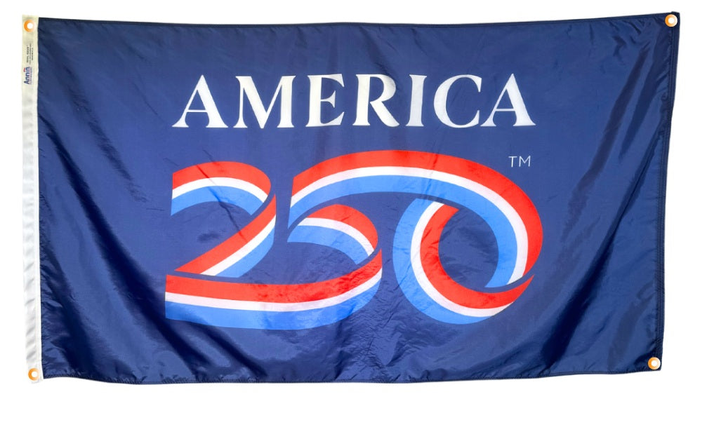 America 250 Flag for wall mounting.