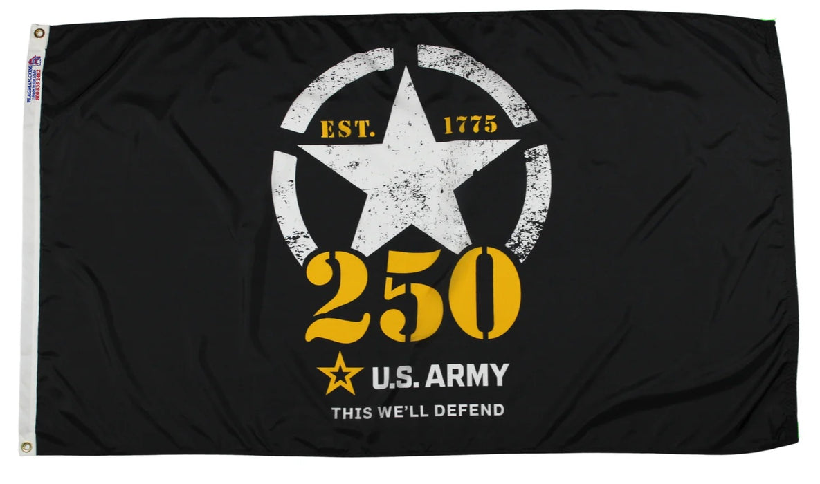 Army 250th Anniversary Flag for Sale