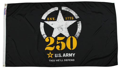 Army 250th Anniversary Flag for Sale