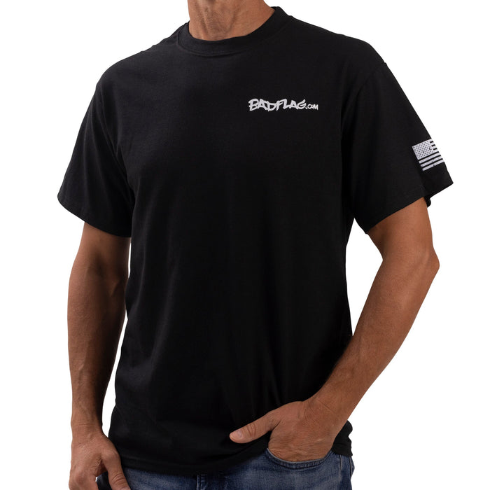 Liberty and Justice Graphic Tee-black *BadFlag*