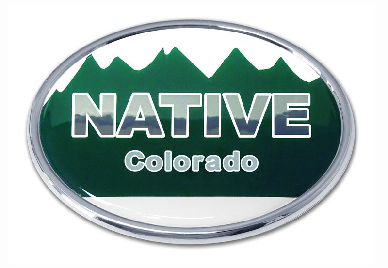 Colorado Native Oval Auto Emblem