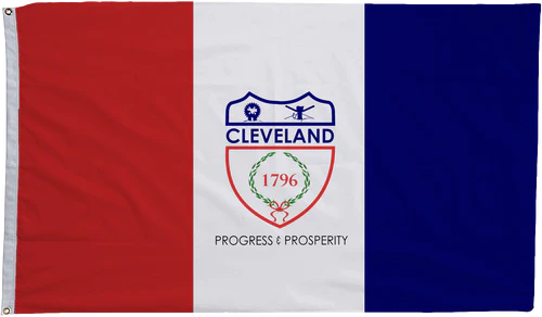 Cleveland Ohio Outdoor Flag