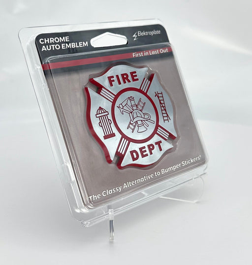 Fire Fighter Vehicle Decal in package