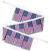 american flag garland 12 foot banner 8x12 flags patriotic decoration made in usa