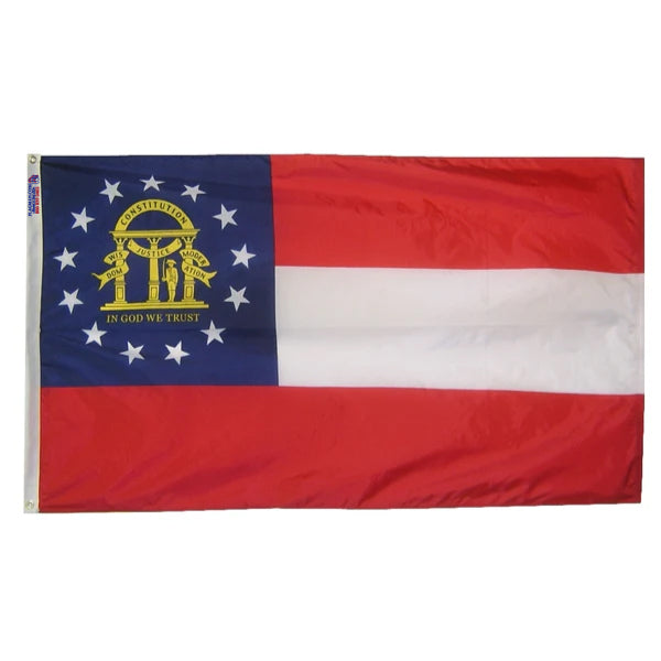 Georgia Outdoor Nylon Flag (Low-Medium Wind Areas)