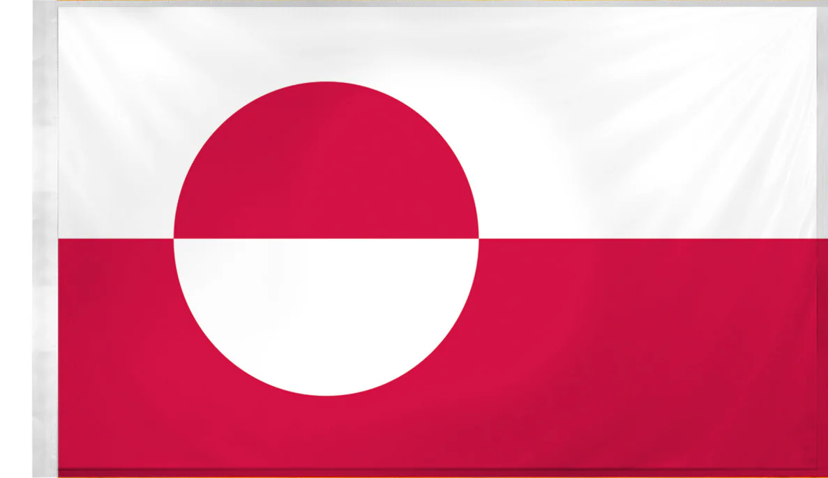 Greenland Indoor/Parade Flag | Made in USA