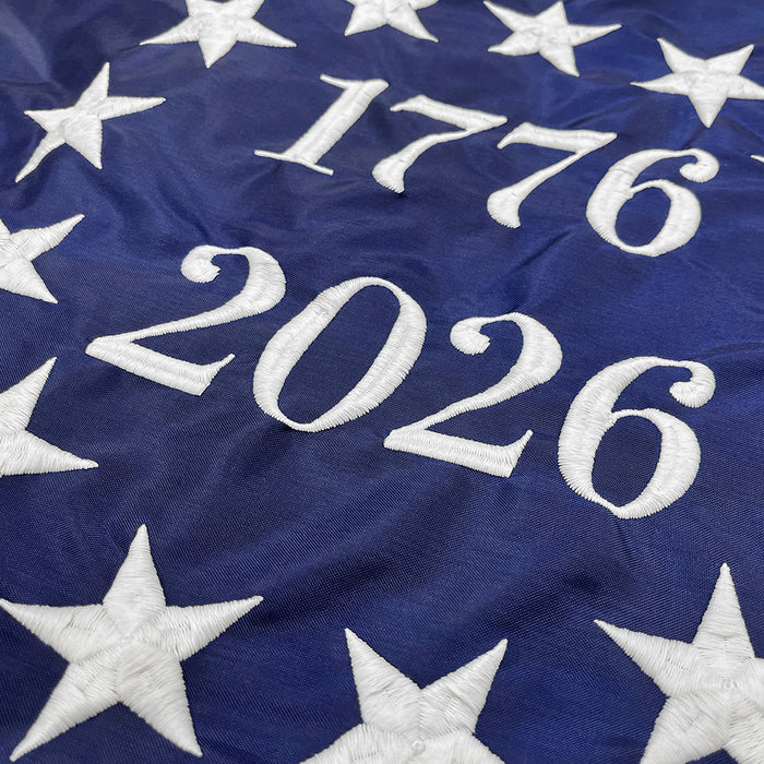 Betsy Ross Flag 250 Flag Star Closeup