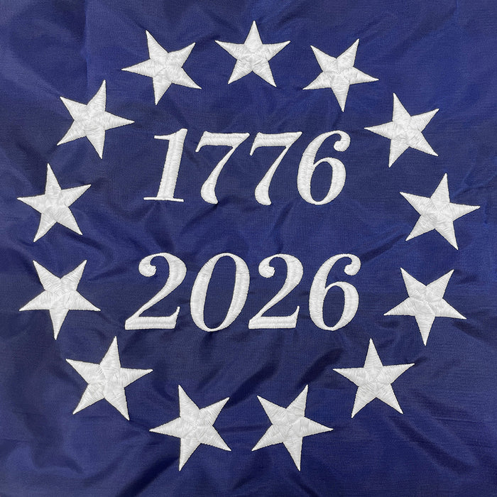 Betsy Ross Flag 250 Flag Star Closeup