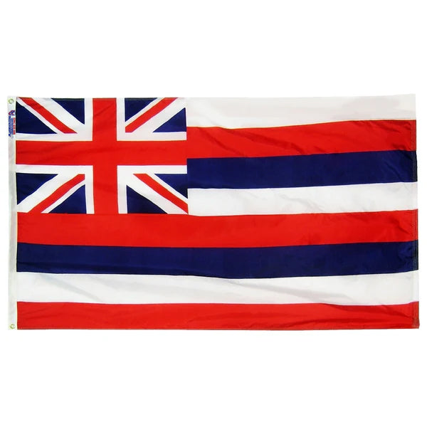 Hawaii Outdoor Nylon Flag (Low-Medium Wind Areas)